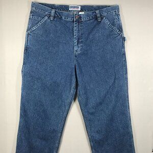 Old Navy Jeans Men's 40x30 Blue Denim Painters Carpenter Wide Leg Baggy Y2K VTG